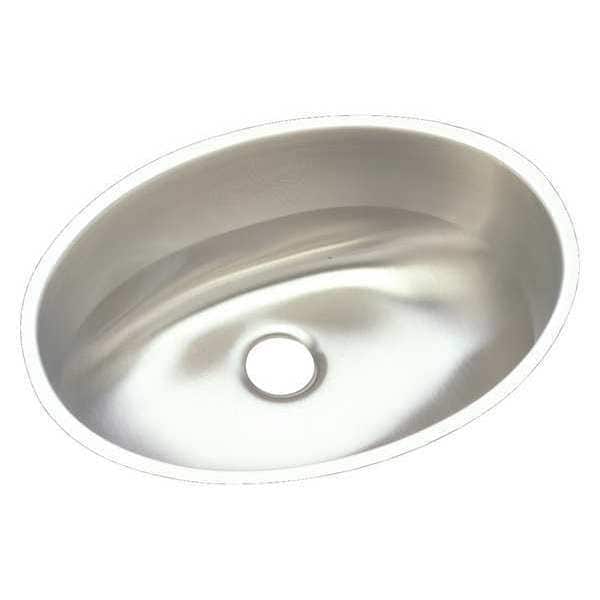 Sink, Undermount Mount, 0 Hole, 15.5" x 11.375", Lustrous Satin