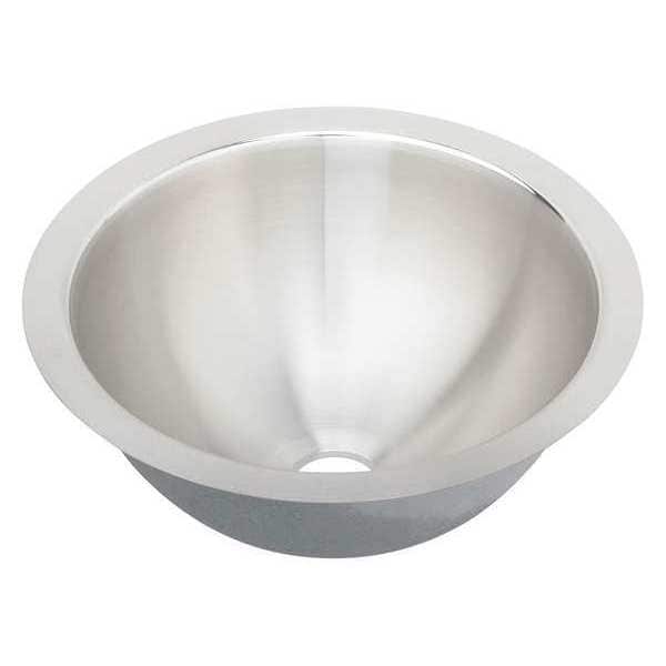Sink, Undermount Mount, 0 Hole, 16" x 16", Lustrous Satin