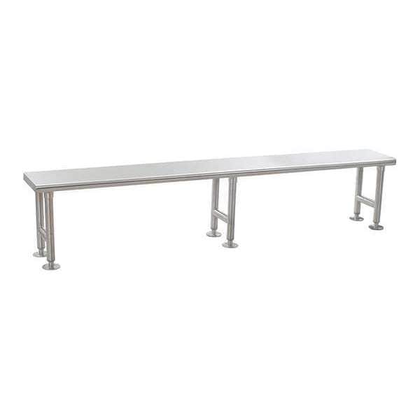 Gowning Bench, Stainless Steel, 12"Wx84L
