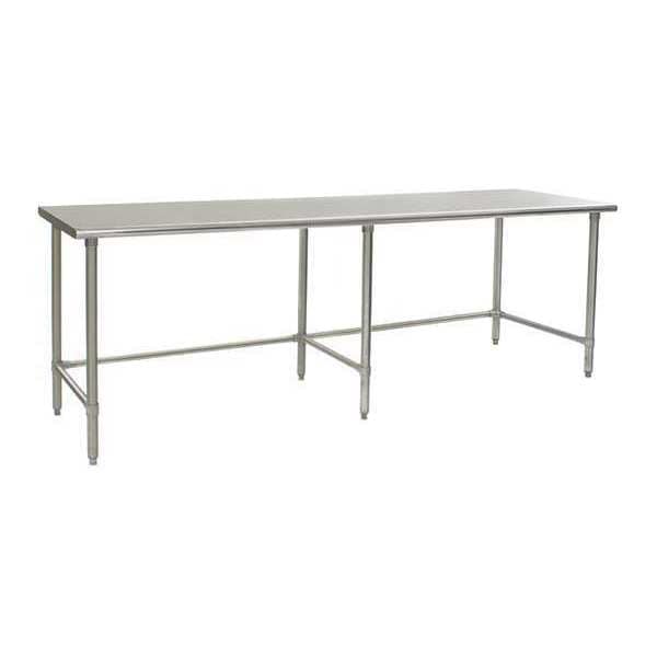 Table, SS TubeBase, Budget, 30"Wx108"L