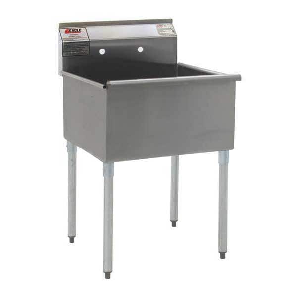 22" W x 19-3/8" L x 38-7/8" H, 16 ga. 304 Stainless Steel
