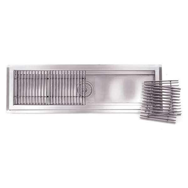 Floor Trough, Stainless Steel, 12"Wx18"L
