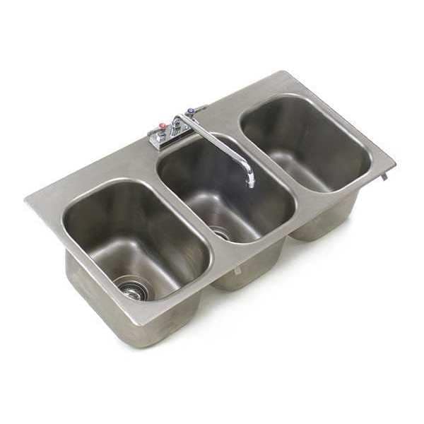 Drop-In Sink, Double, 14" x 10" x 9.5"