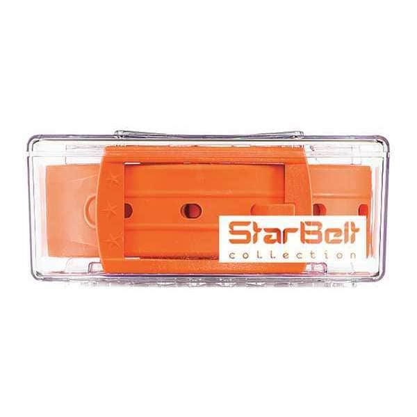 StarBelt Plastic Belt, Orange/Orange