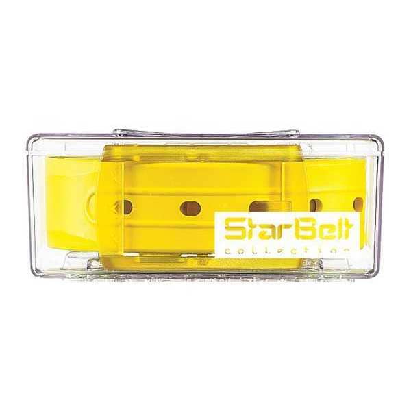 StarBelt Plastic Belt, Yellow/Yellow