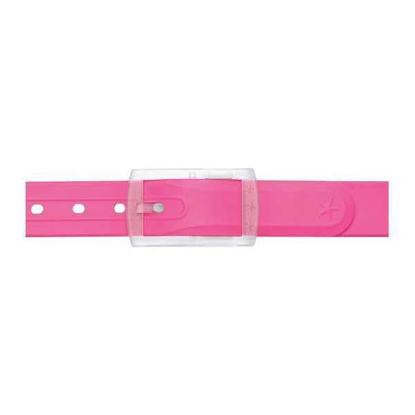 StarBelt Plastic Belt, Hot Pink/Clear