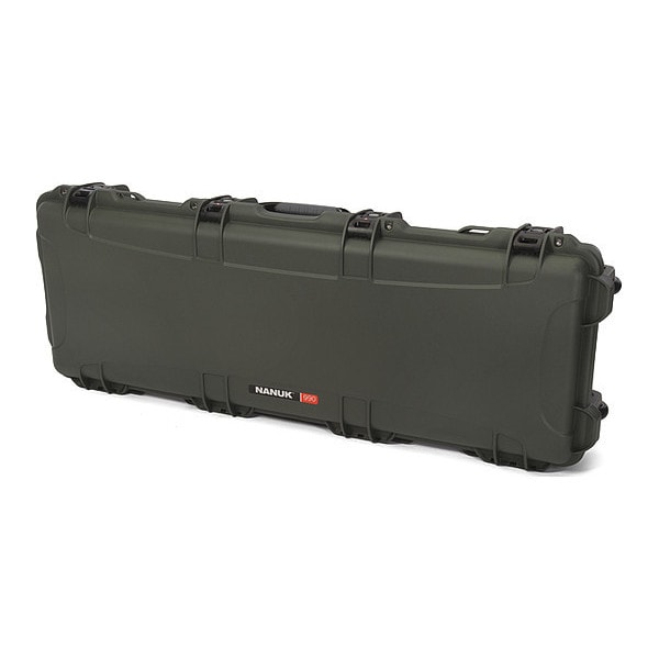 Olive Long Case, 47.1"L x 17.3"W x 6.6"D