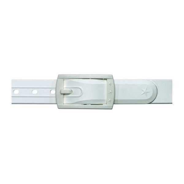 StarBelt Plastic Belt, White/White