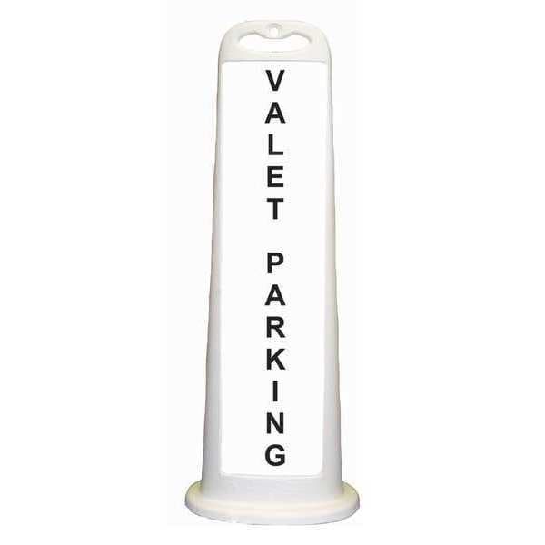 Channelizer, Flat, White, Valet Parking