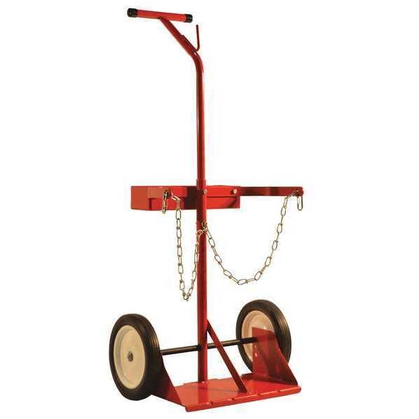 Steel Dual Cylinder Cart, with Tray