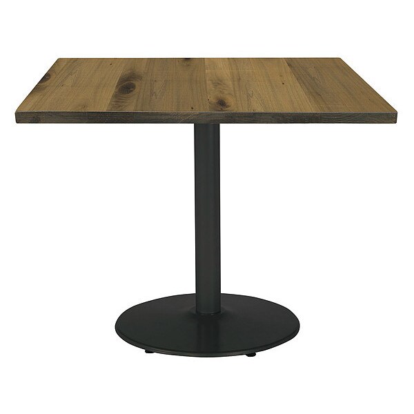 Square 42 W, 42 L, 29 H, Wood Top, Natural