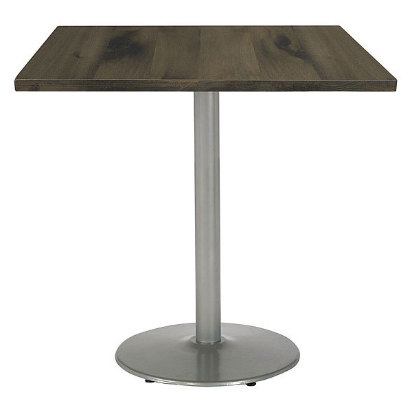 Square 42 L, 42 W, 41 H, Wood Top, Barnwood