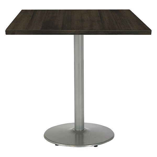 Square 42 W, 42 L, 41 H, Wood Top, Espresso