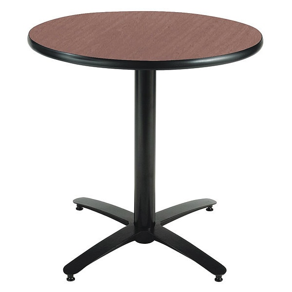 Round Bistro Table, HPL Top, Mahogany