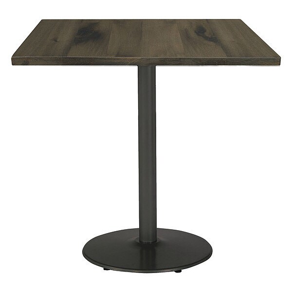 Square 42 L, 42 W, 41 H, Wood Top, Barnwood