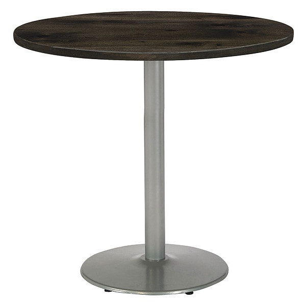 Round 42 L, 42 W, 41 H, Wood Top, Barnwood