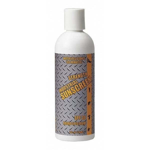 Indstrl Sunscreen, Zinc Oxide, 8 oz., PK24