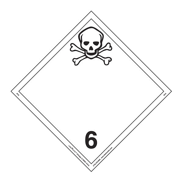 Toxic Placard, International, PK25