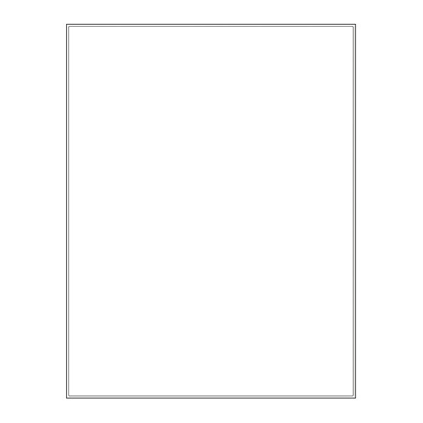 Blank Paper Die-Cut Laser, PK100, LZC1W