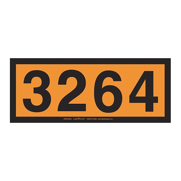 UN3264 Orange Panel, E-Z, PK25