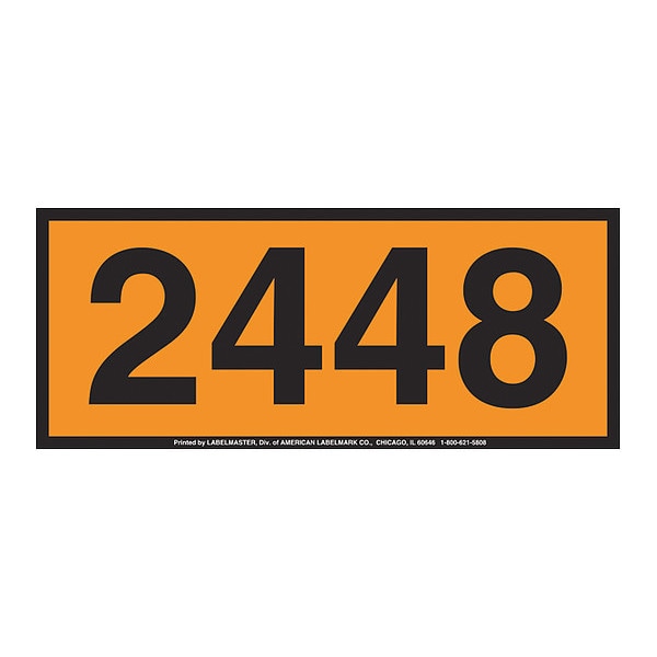 UN2448 Orange Panel, Permanent, PK25