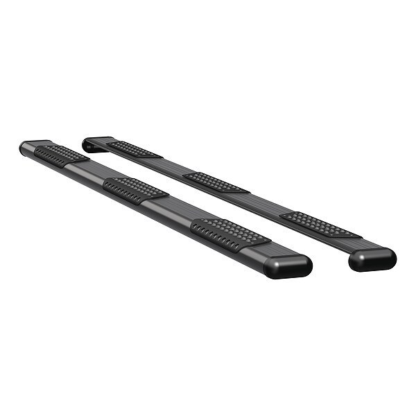 6" Black Powder Coated Aluminum Side Steps