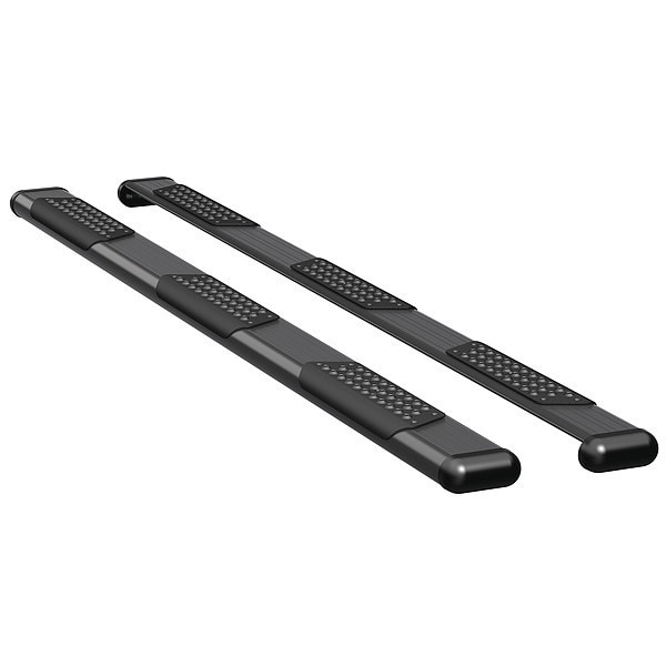 6" Black Powder Coated Aluminum Side Steps