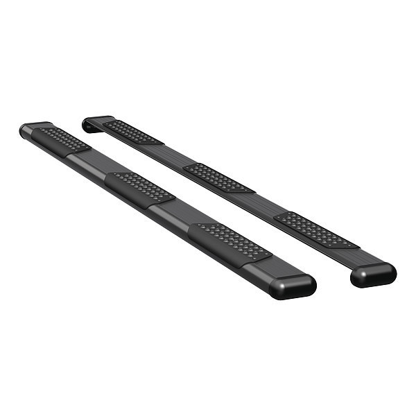 6" Black Powder Coated Aluminum Side Steps
