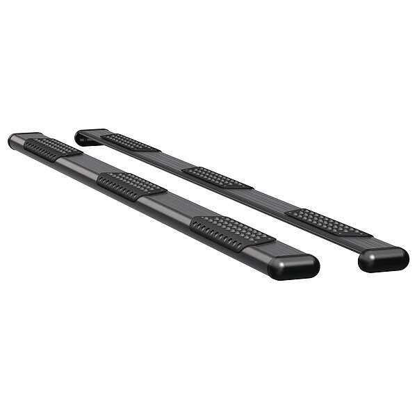 6" Black Powder Coated Aluminum Side Steps