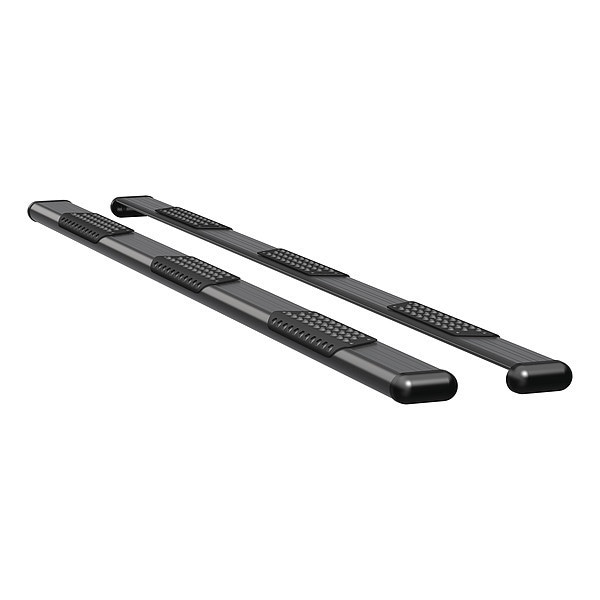 6" Black Powder Coated Aluminum Side Steps