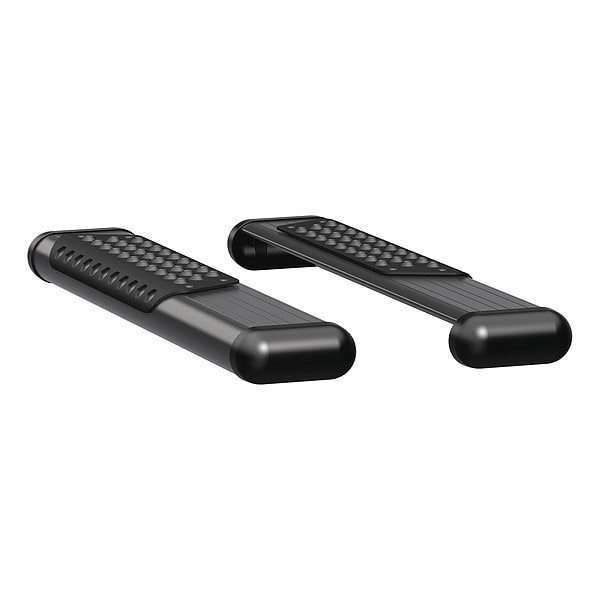 6" Black Powder Coated Aluminum Side Steps