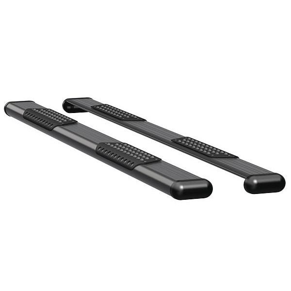 6" Black Powder Coated Aluminum Side Steps