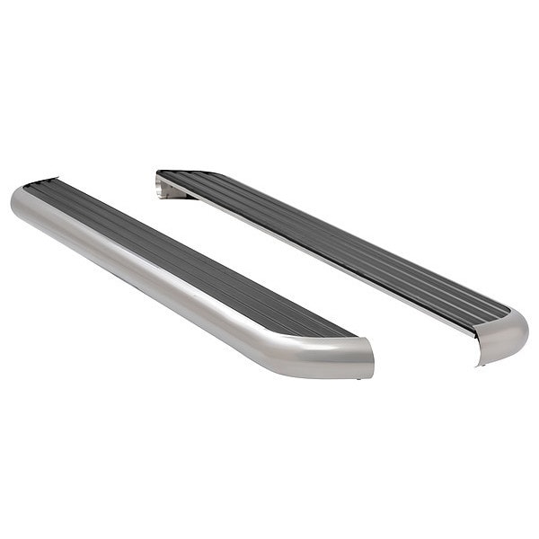 6-1/2" Polished Stainless Steel Aluminum Running Boards