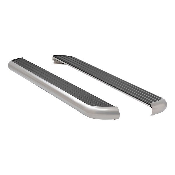 6-1/2" Polished Stainless Steel Aluminum Running Boards
