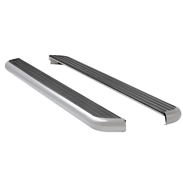 6-1/2" Polished Stainless Steel Aluminum Running Boards