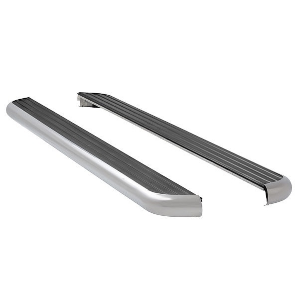 6-1/2" Polished Stainless Steel Aluminum Running Boards