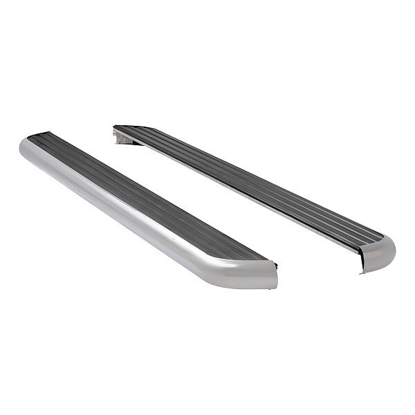 6-1/2" Polished Stainless Steel Aluminum Running Boards