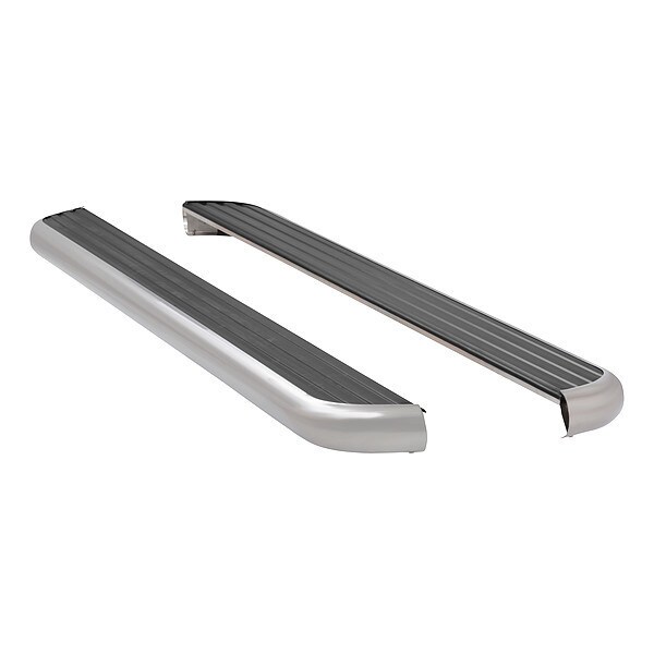6-1/2" Polished Stainless Steel Aluminum Running Boards