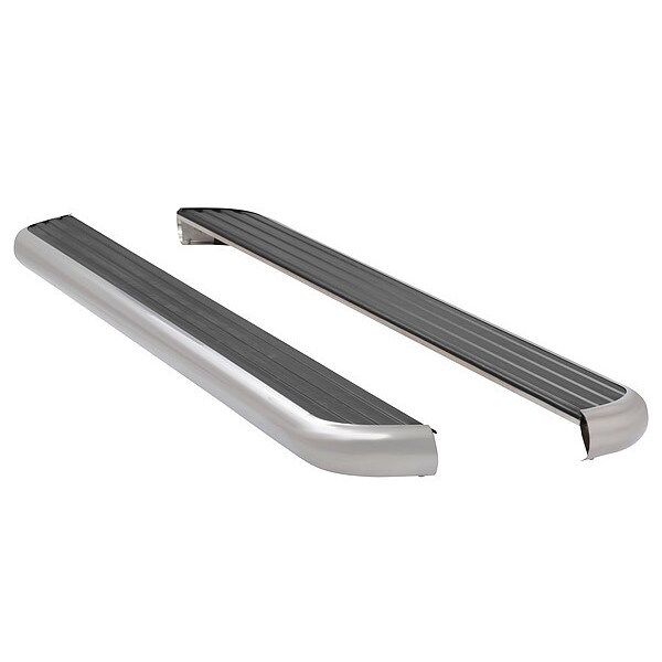 6-1/2" Polished Stainless Steel Aluminum Running Boards