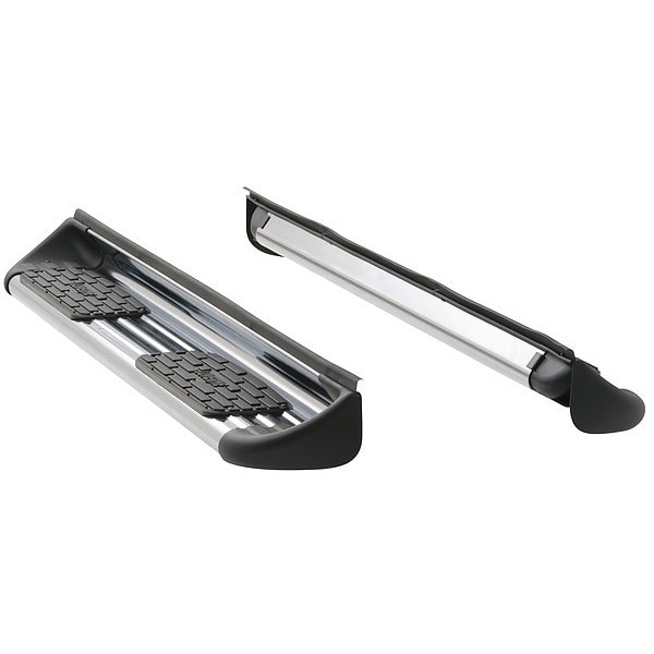 7" Polished Stainless Steel Side Entry Steps