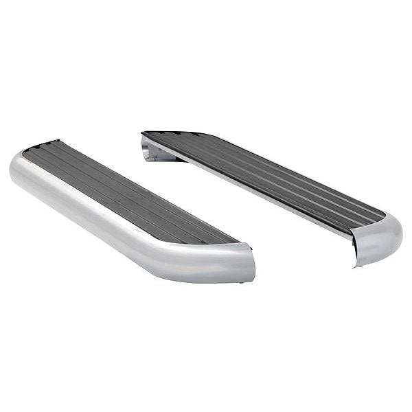 6-1/2" Polished Stainless Steel Aluminum Running Boards
