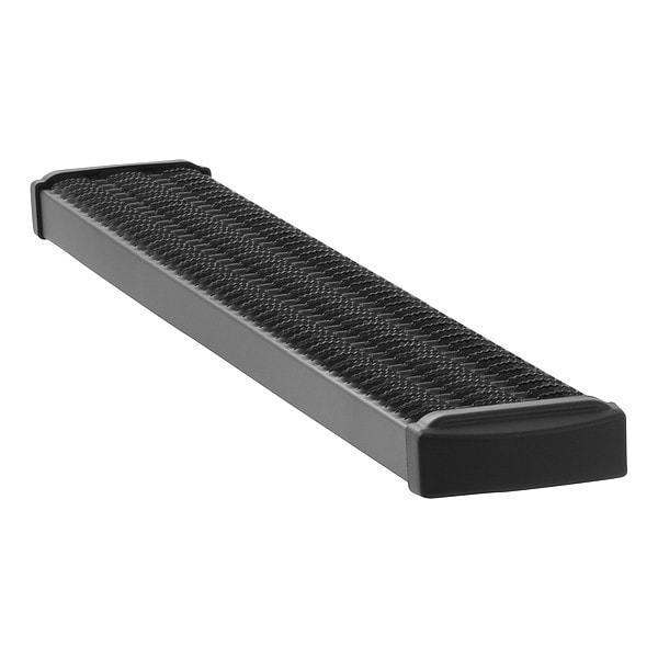 7" Black Powder Coated Aluminum Van Rear Step