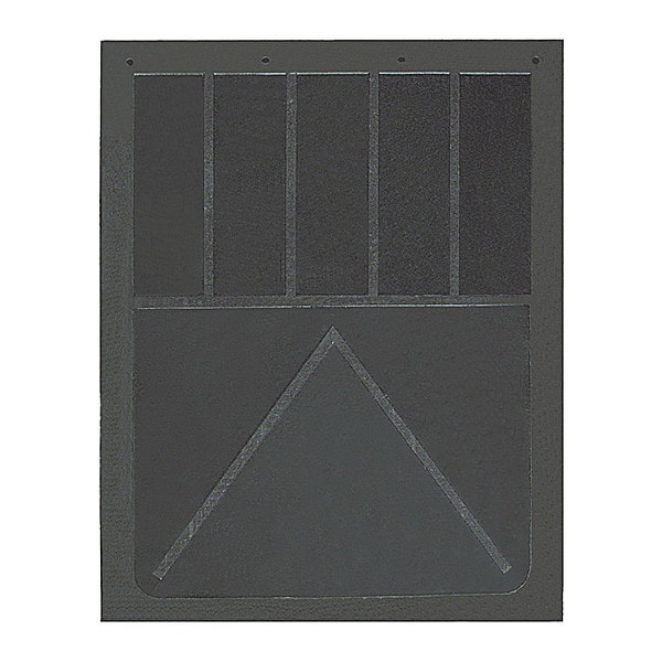 Mudflap, Anti-Spray Rubber, 24" x 30", PK2, 2 PK