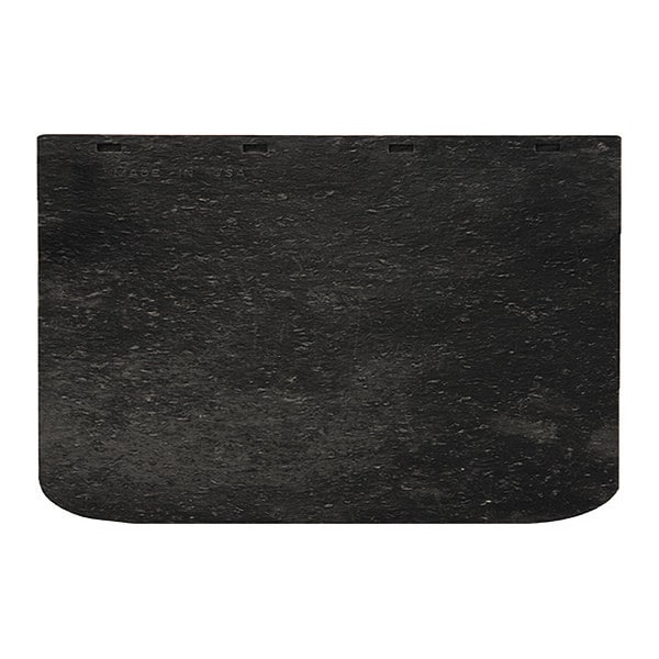 Mudflap, HD, Black, Rubber, 18x12", PK2, 2 PK