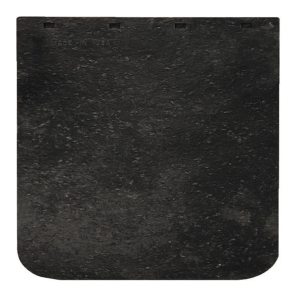 Mudflap, HD, Black, Rubber, 20x20", PK2, 2 PK