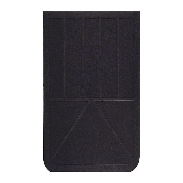 Mudflap, HD, Black, Rubber, 24" x 40", PK2, 2 PK