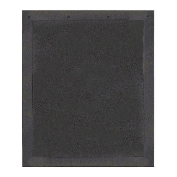 Mudflap, Rubber, Extra HD, Blk, 24" x 40", PK2, 2 PK