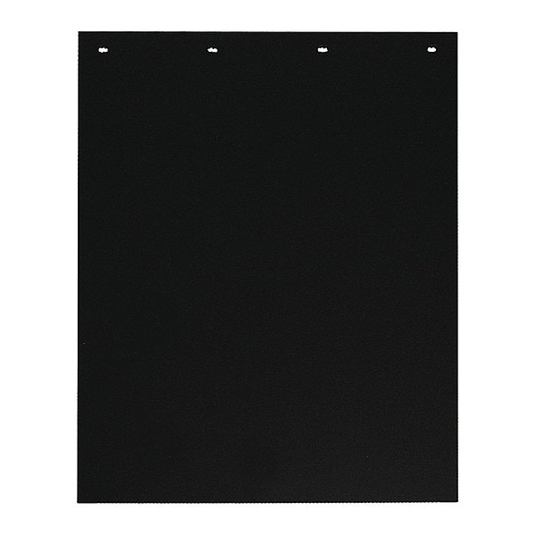 Mudflap, Black, Polymer, 24" x 30", PK2, 2 PK