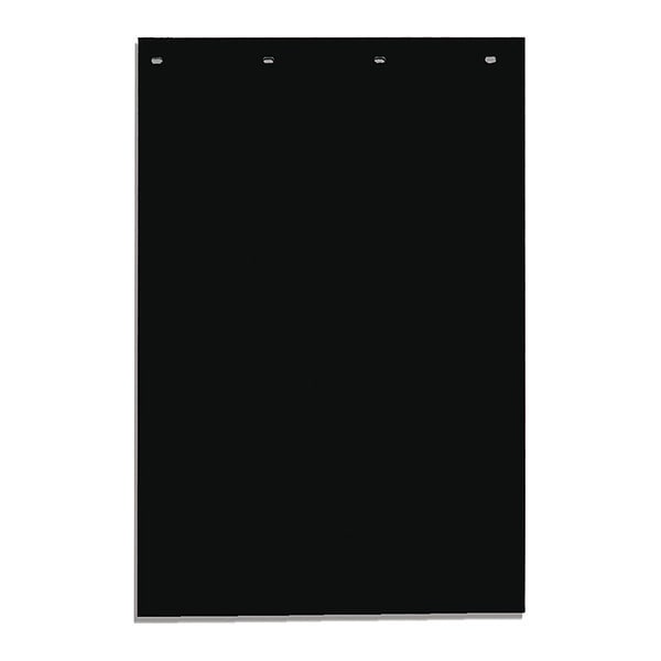 Mudflap, Black, Polymer, 24" x 36", PK2, 2 PK