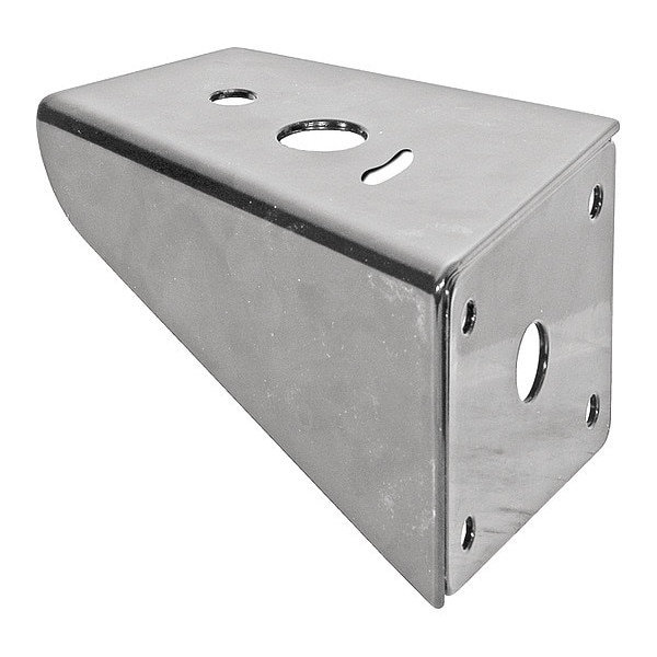 Stainless Steel Truck Hood Light Brackets For Use With Single Stud Plow Lights